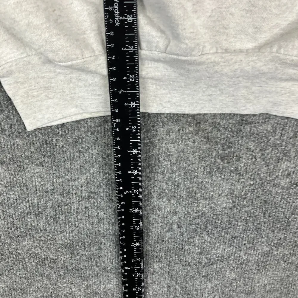 American Knitwear Sweatshirt Mens XL Gray DC Graphic Crewneck Paint Stains‎